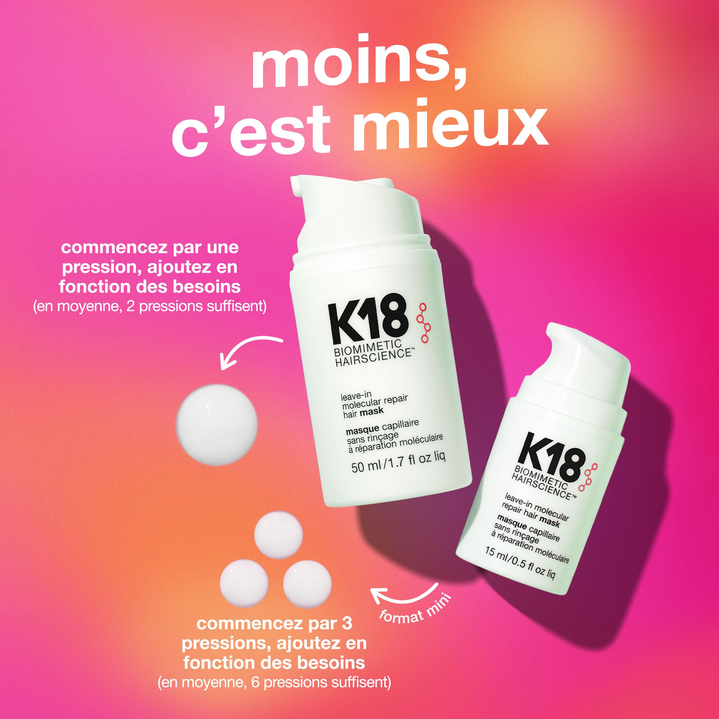 K18 Leave-In Molecular Repair Hair Mask