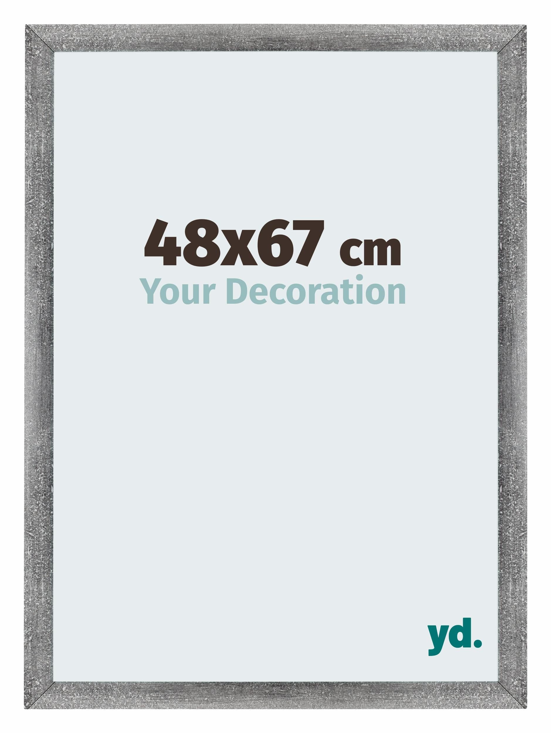 Your Decoration - Puzzle frame 48x67 - Gray Swept - Puzzle frame 500-1000 Pieces - MDF Photoframe - Mura