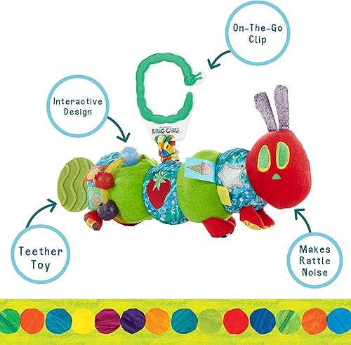 Miniatura 3 de El mundo de Eric Carle, juguete de actividad oruga muy hambrienta, oruga