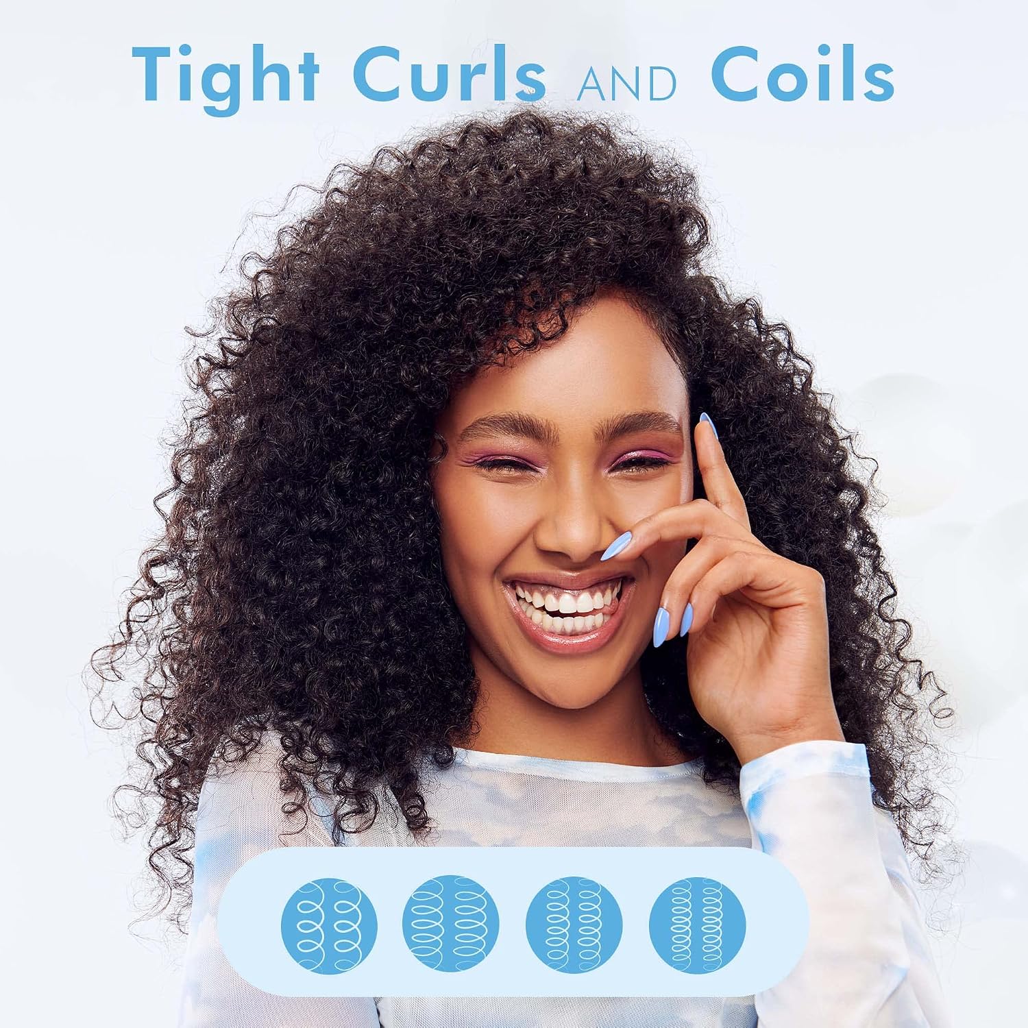 Tangle Teezer | The Wide Tooth Comb for Curly Hair | Double Sided Wide Tooth Detangling Comb for 3c to 4c Hair | Lilac
