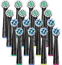 Dealswin Brown Oral B Compatible Electric Toothbrush Replacement Toothbrush Multi-Action Brush EB50 Soft Ultra Fine Bristle Brush Compatible Brush Remove Plaque Prevention Gingivitis Prevention with
