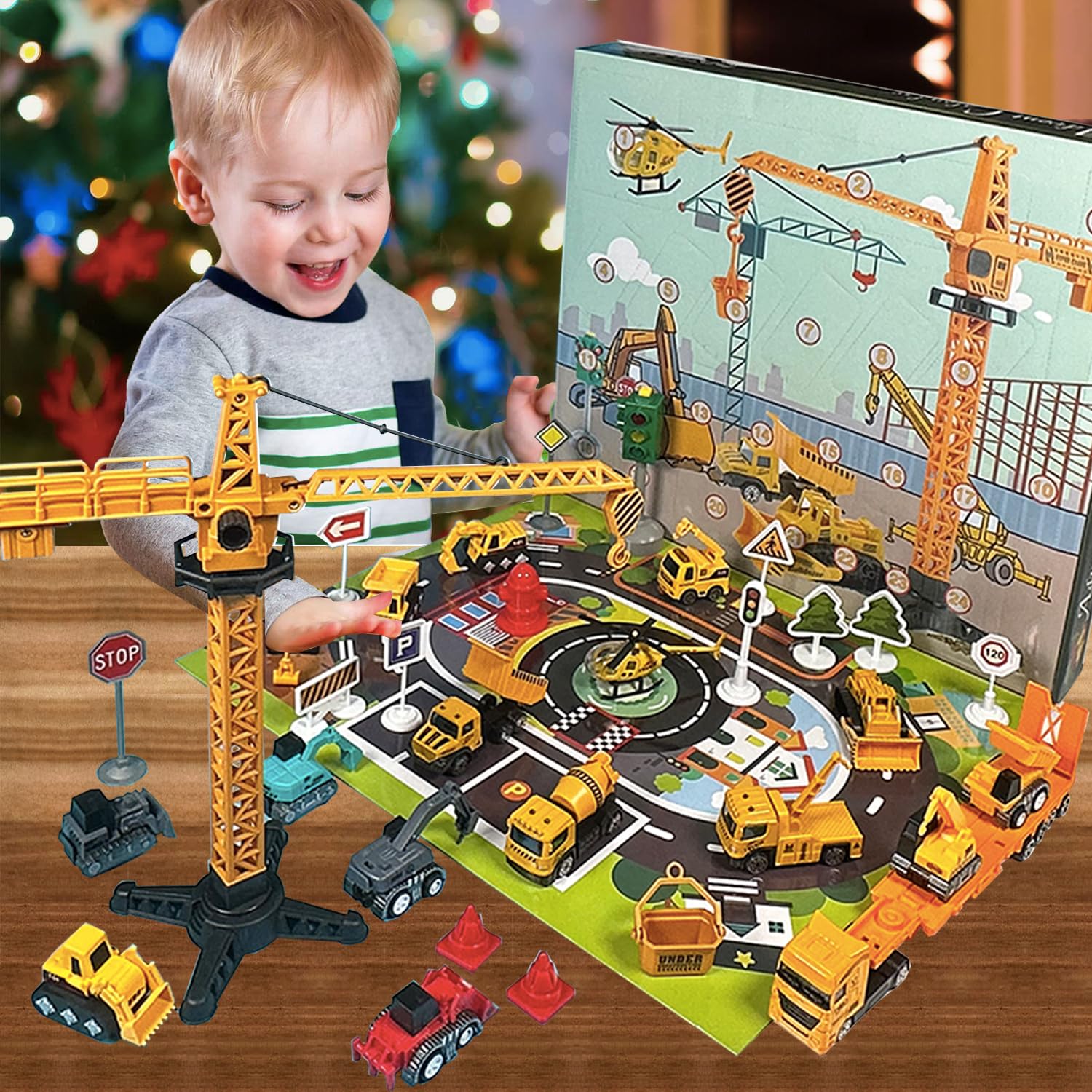Advent Calendar 2023 Kids Boys Girls - Alloy Construction Vehicles Toy Set  - Christmas Engineering Playset Plus 2 Mats - Countdown Calendar Gift for  3-8 Year Old Children Teens : Home & Kitchen - Amazon.com