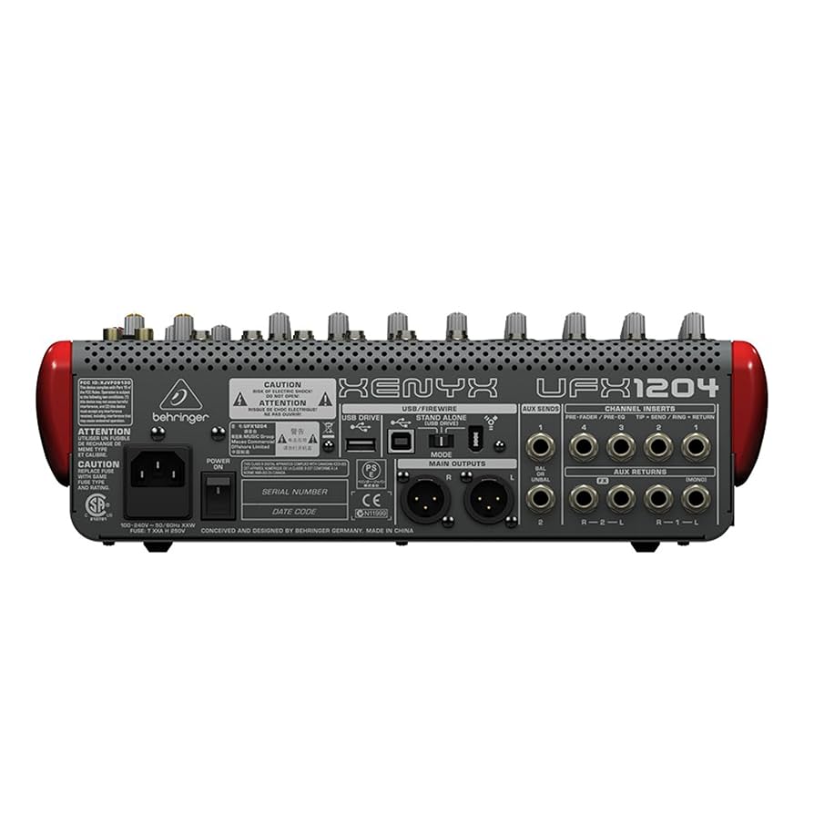 Amazon | Behringer Xenyx ufx1204 | ミキサー | 楽器・音響機器