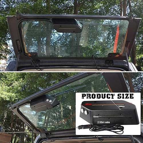 Miniatura 6 de AUDEXEN Luz LED para maletero compatible con Jeep Wrangler JL JLU 2018-2023, luz LED de carga con luz blanca y luz de advertencia ámbar flash,