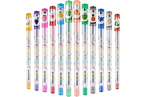 Scented Glitter Gel Pens for Kids - Perfect for Stocking Stuffers