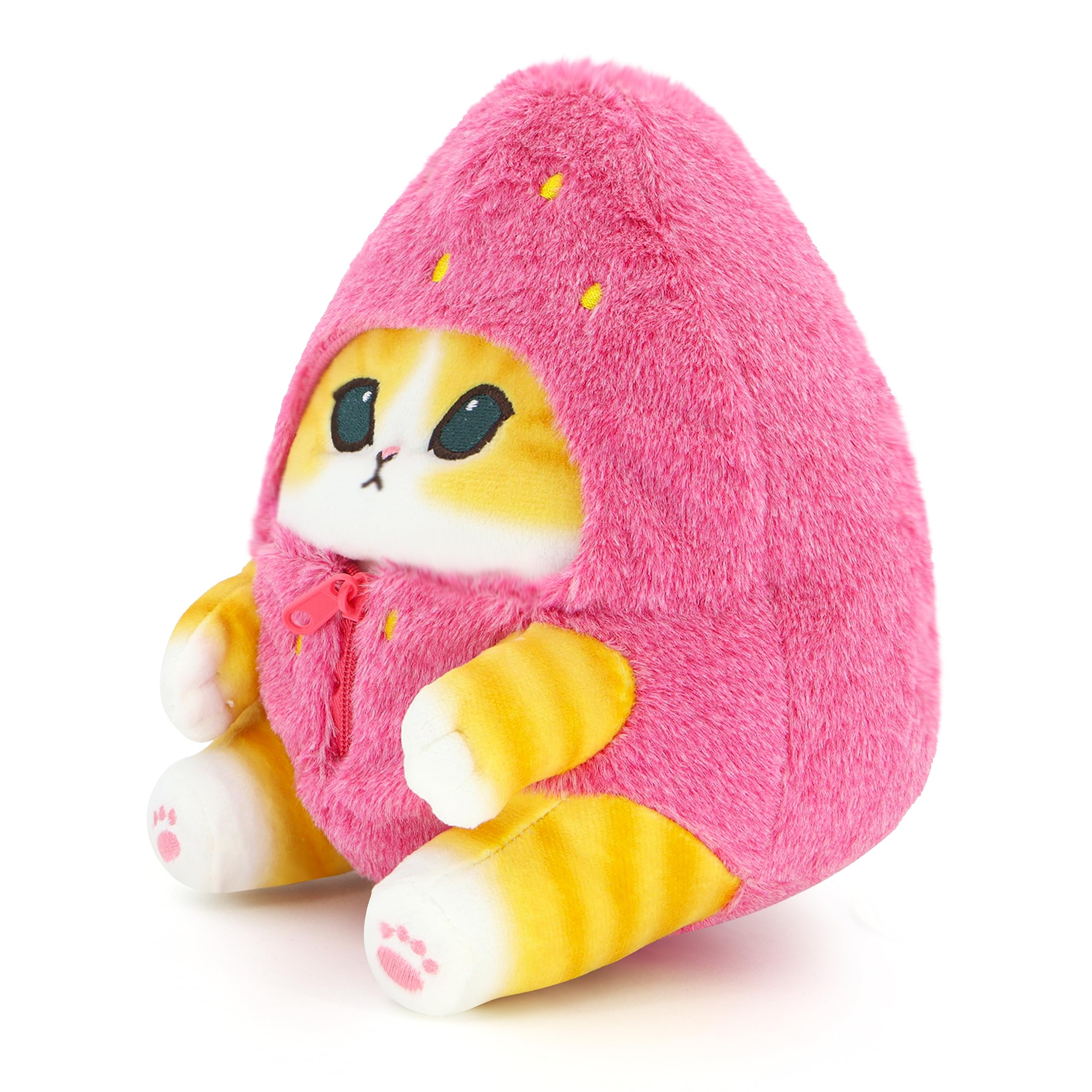 CNAANA Kawaii Shark Cat Plush Toy Stuffed Animal Doll, Soft Pillow for Boys & Girls (Cat-B, 20cm/7.8in)