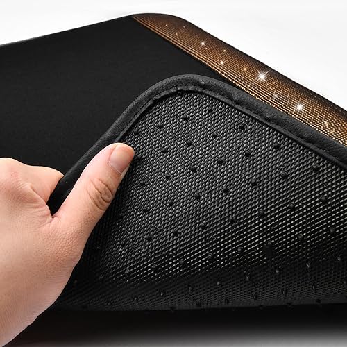 Miniatura 137 de CAR PASS - Tapetes para automóvil con diamantes de imitación y almohadilla para el talón, antideslizantes, de cloruro de polivinilo, impermeables