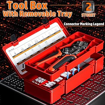 PEBA Crimping Tool and Dupont Connector Kit - 21 Types of