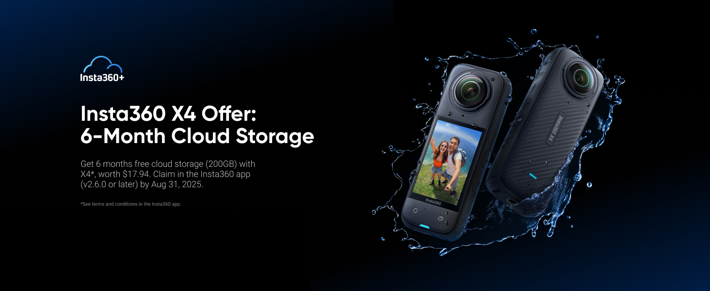新品 insta360 X4 Insta360 X4/ 8K Waterproof 360 Degree Action Camera 4K Wide