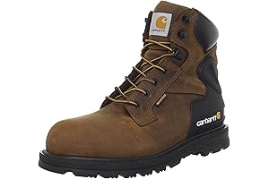 Carhartt Men's CM6220 6-Inch Steel Toe Waterproof Work Boots