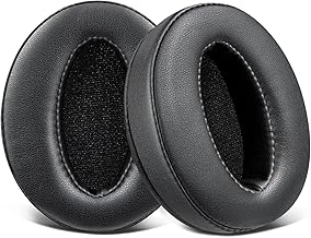 SOULWIT Ear Pads Cushions Replacement, Earpads for Sennheiser HD 4.50BT, HD 4.50BTNC, HD 4.50SE, HD 4.40BT, HD 4.30G, HD 4.20S, HD 458BT, HD 450, HD 450BT, HD 400S, HD 350BT, HD300 - HD4.50 PL Black