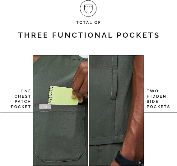 FIGS Chisec Scrub Top for Men