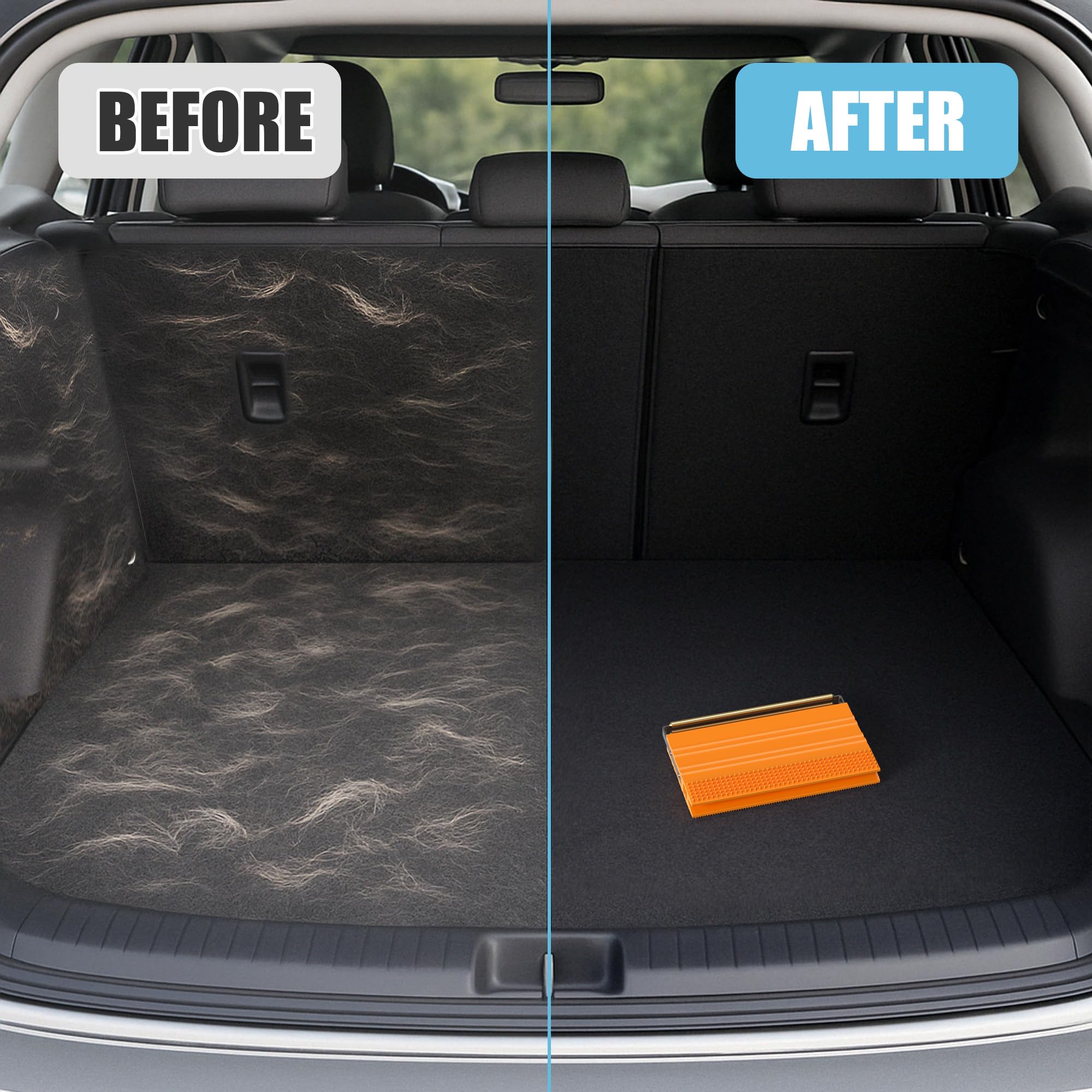 Removedor de pelo de mascotas, removedor de pelo de perro y gato para sofá, ropa, interior del coche y esquinas estrechas para alfombras, interiores de automóviles, sofás, ropa de cama y