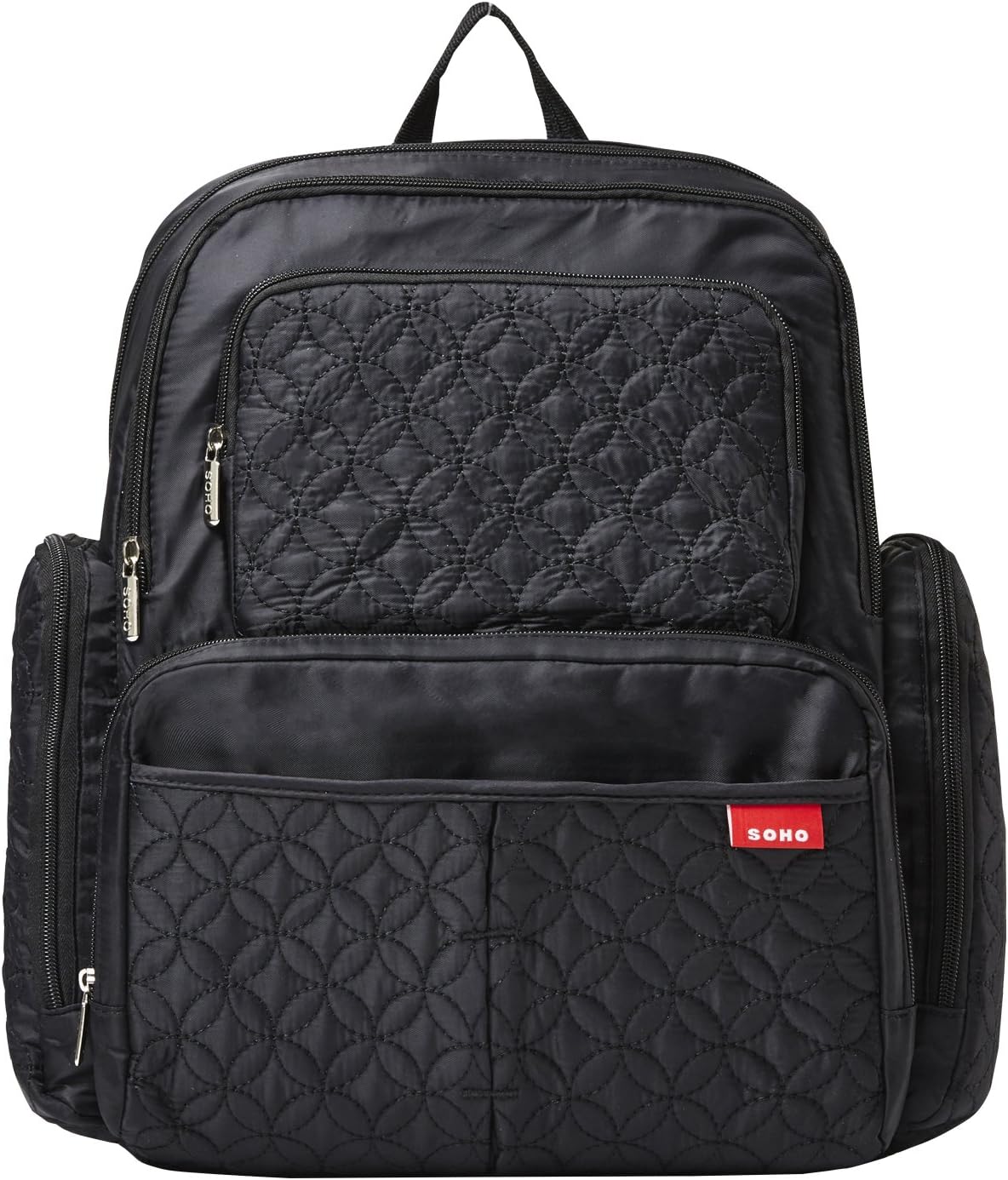 SoHo Manhattan Diaper Backpack 5 Piece Set Black