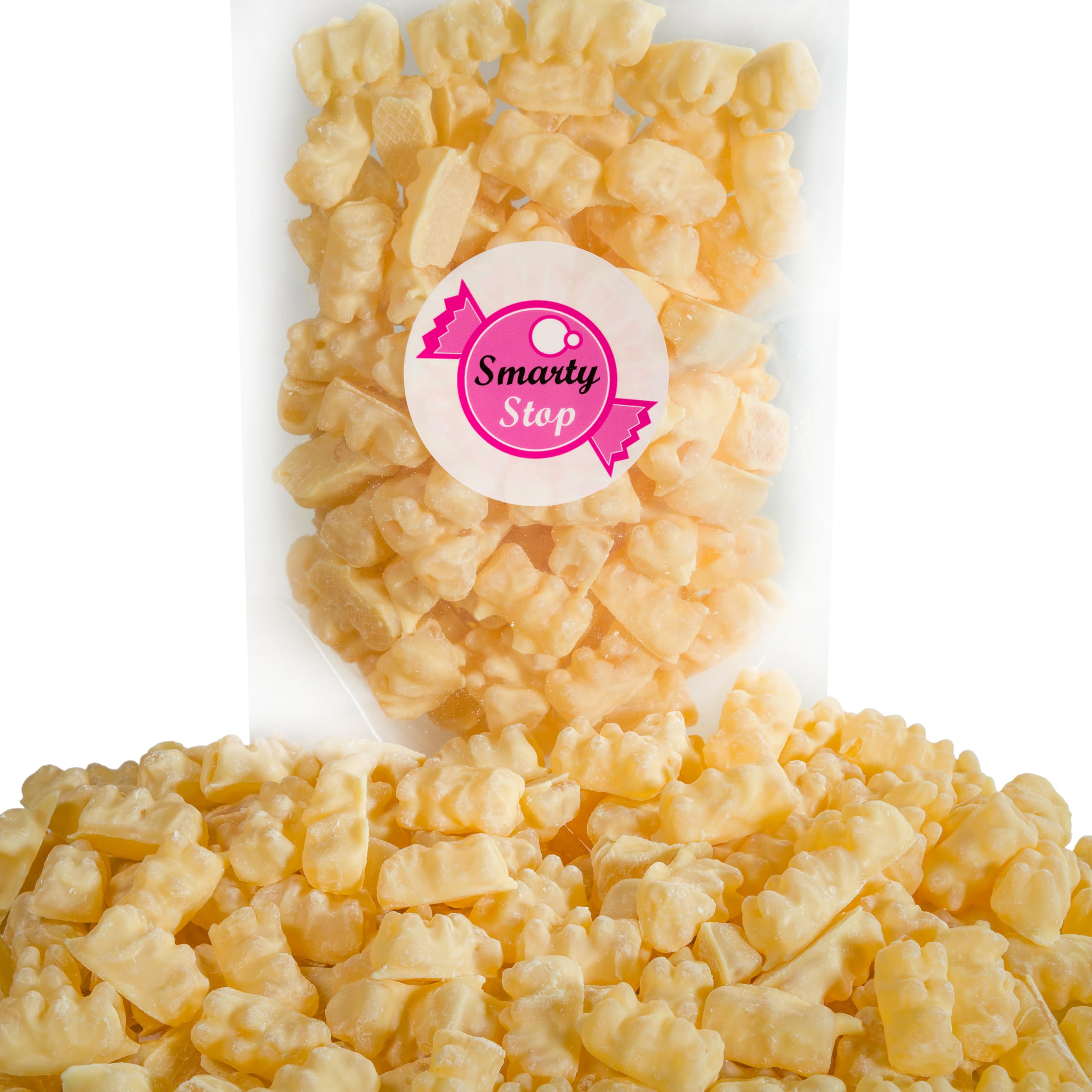 Smarty Stop Gummy Bear (White Chocolate Covered, 2 Pound (Pack Of 1))