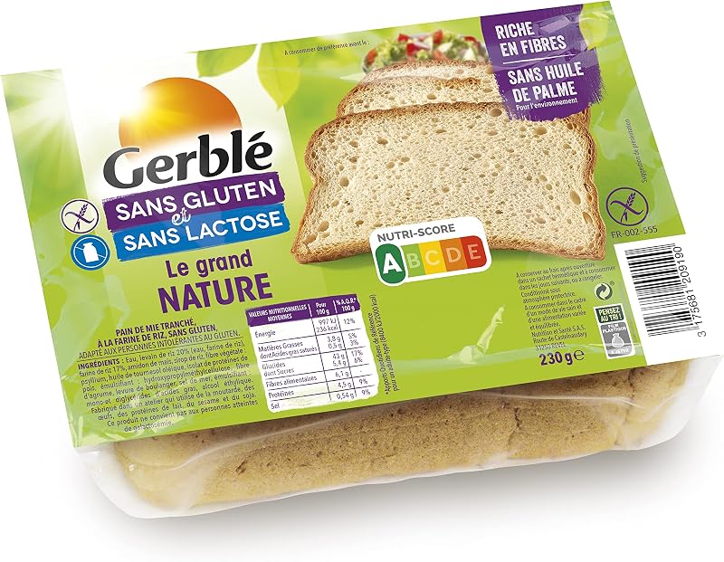 Gerble Le Grand Nature Pain sans gluten · Gerble