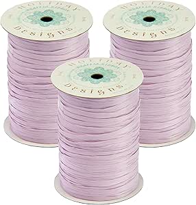 Amazon.com: Premium Matte Raffia Ribbon - 100% Rayon, Biodegradable ...