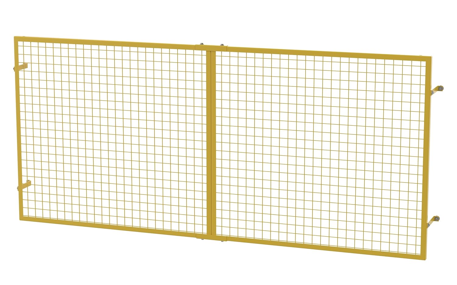 Vestil PRSN-120-4 Steel Pallet Rack Back Guard 7-3/8 In. x 122-13/16 In. x 48-1/2 In. Yellow