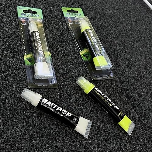 Miniatura 4 de Bait Pop Crawfish - Intensificador de sonar vivo - Escamas de destellos perfumadas Tubo de 0.5 onzas