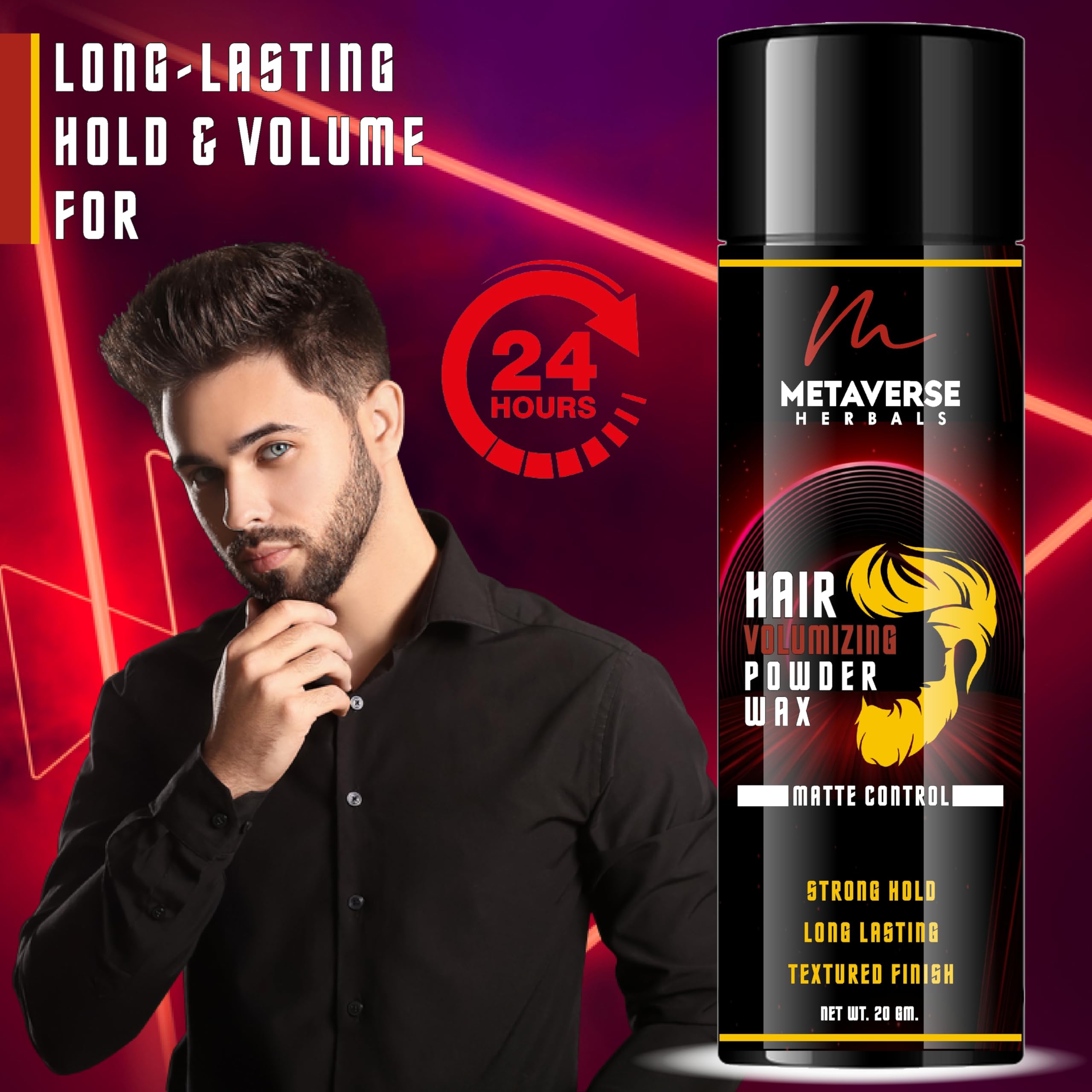 Ultimate Hair Volumizing Powder Wax for Men & Women - Boost Volume with Hair Powder, Volumizing Powder Wax, Hair Mousse for Curly Hair & Hair Wax Powder - Perfect Hair Volume Solution for All Styles 1