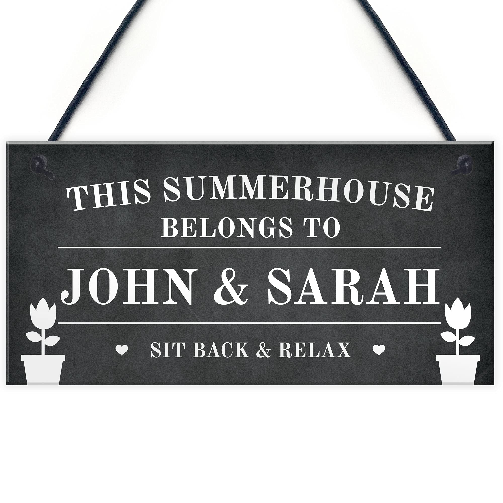 Novelty Summerhouse Sign Personalised Summerhouse Belongs To Garden Sign New Home Gift