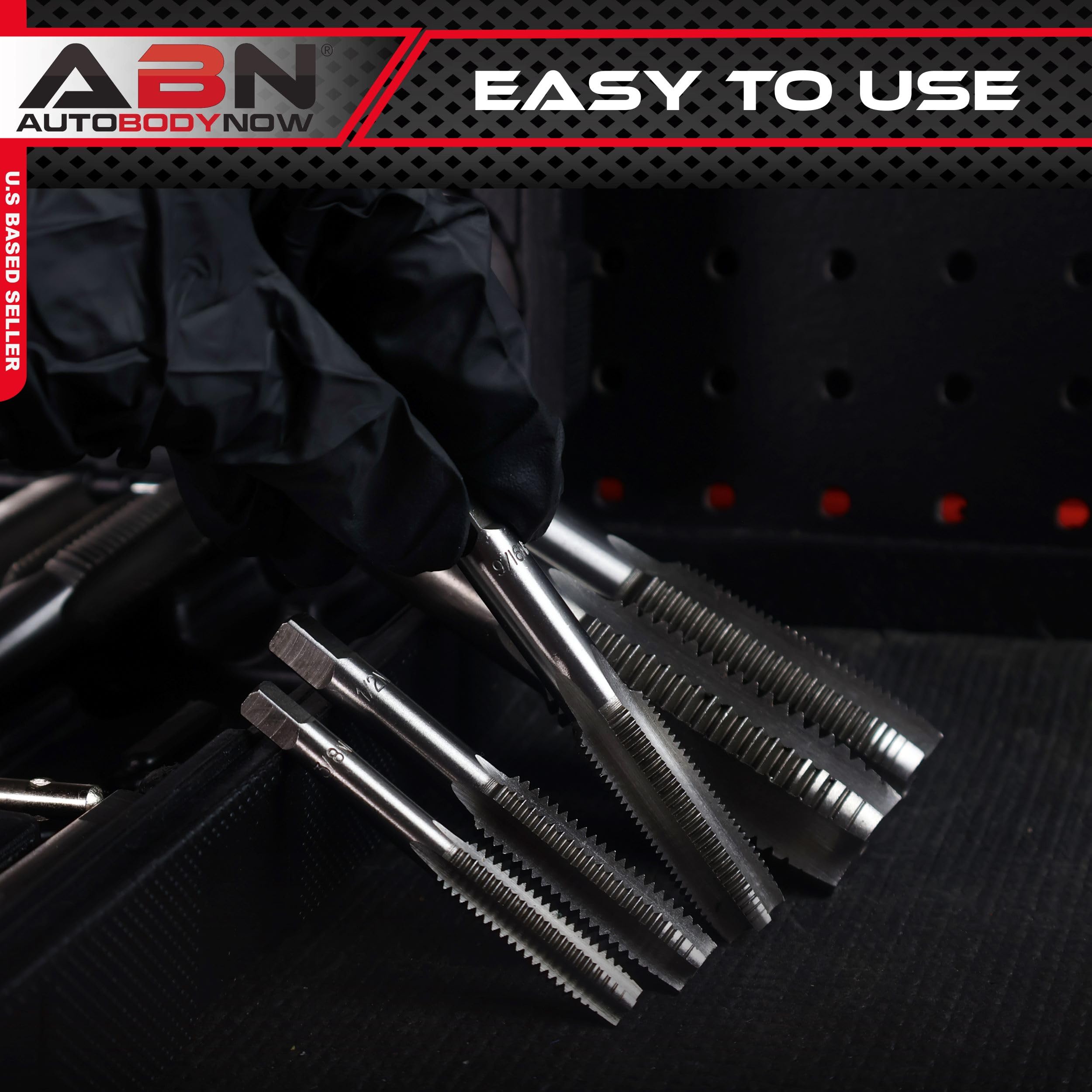 Snapklik.com : ABN Tap And Die Set Standard 1/4-20 To 1-14 NF