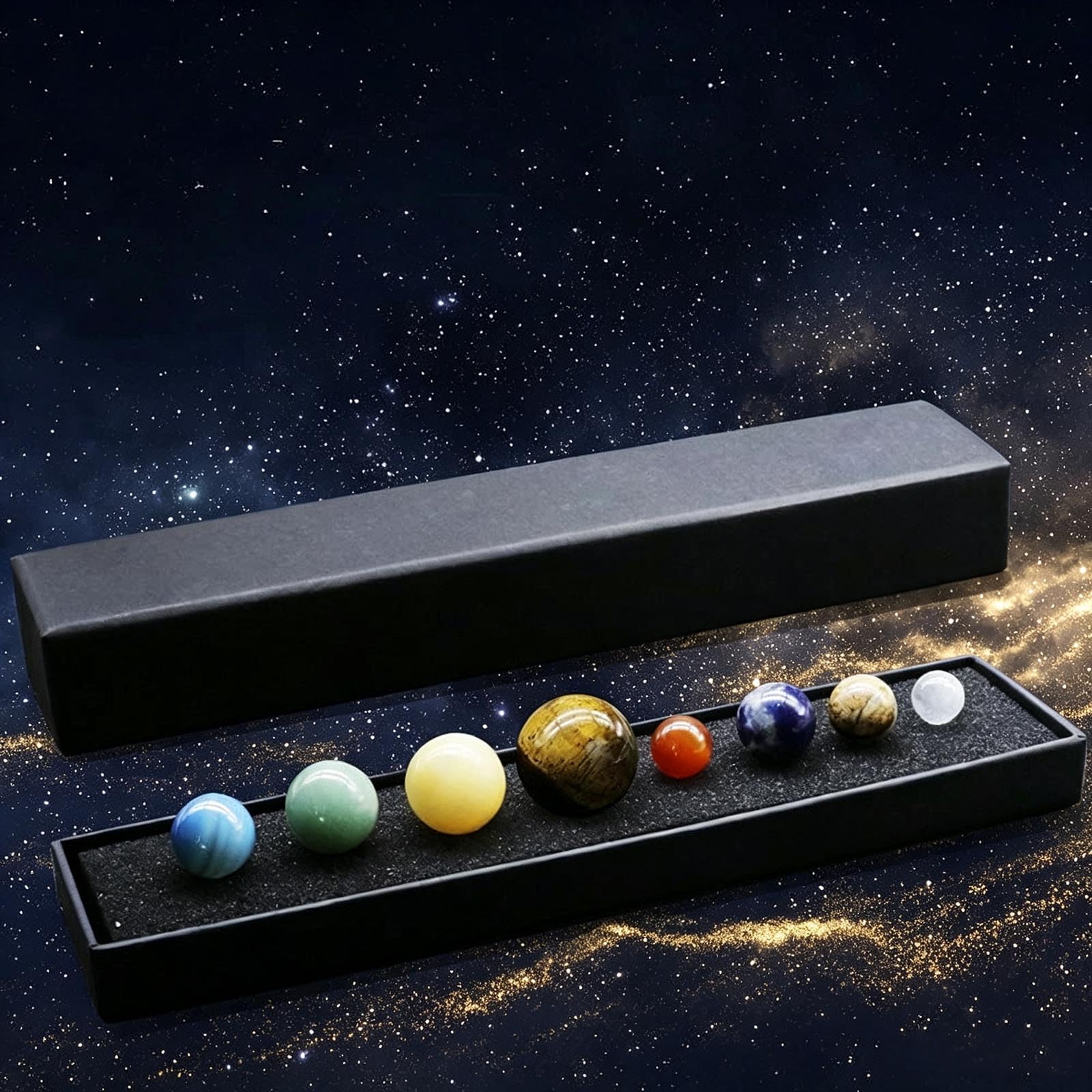 Amazon.com: Dianreno Solar System Model 8 Planets Gemstone Balls