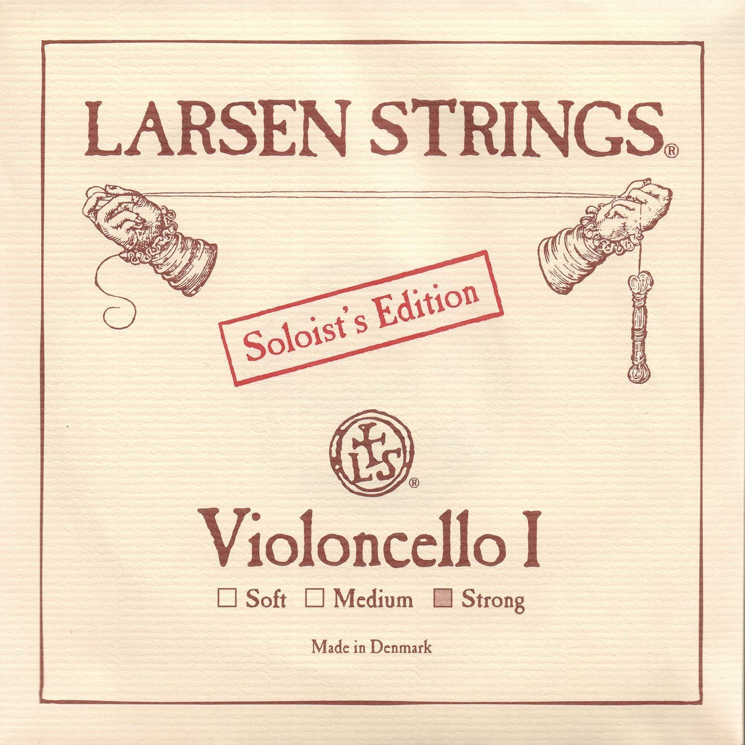 Larsen Soloist Cello A String - Alloy/Steel, Strong Tension