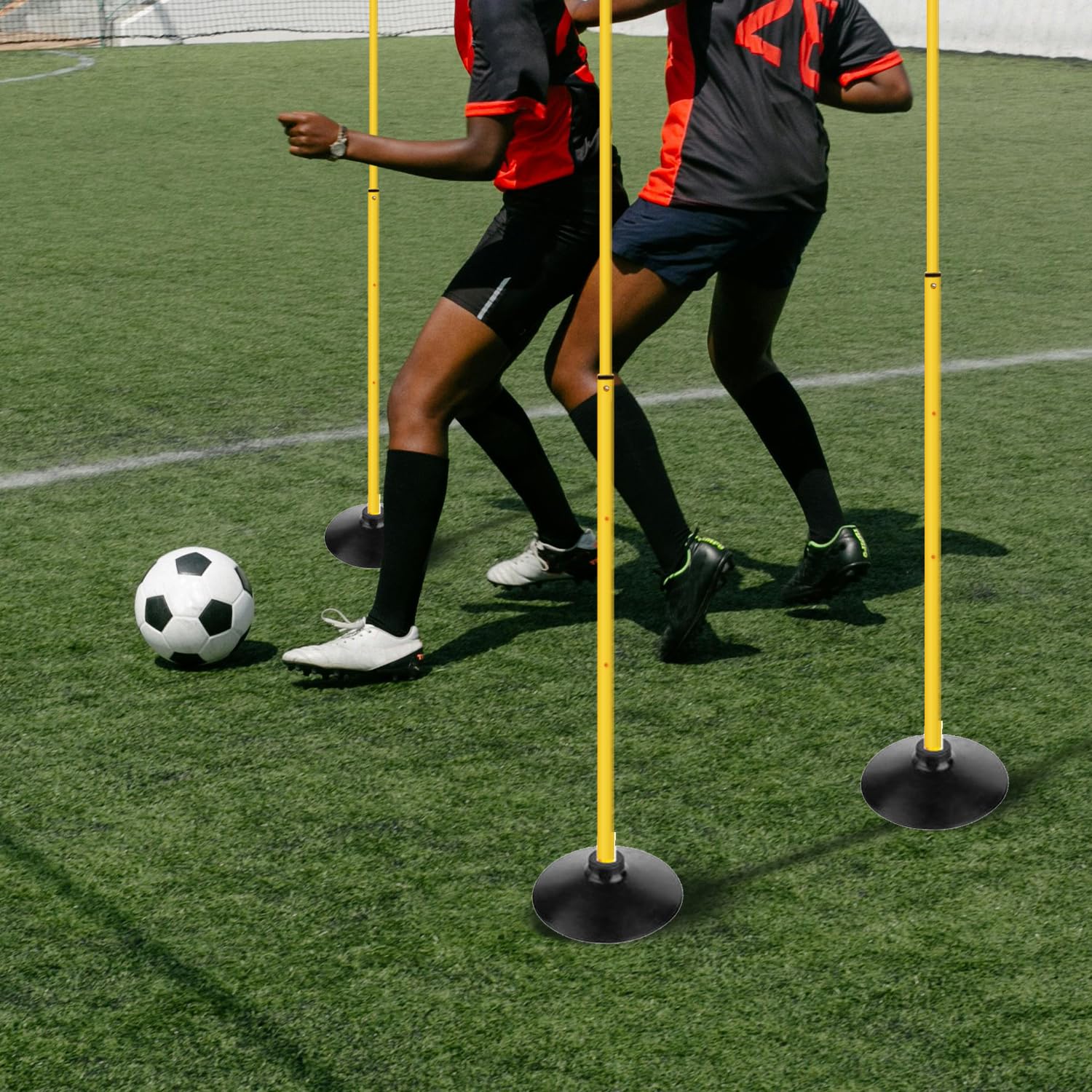アジリティポール Amazon.co.jp: アジリティサッカートレーニング調整可能な