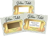 Vista 48 de My Scratch Offs - Paquete de 20 Mini Tarjetas Rasca y Gana DIY de Corazón Rosa para San Valentín con Calcomanías, 3x4 Pulgadas, Notas de Amor