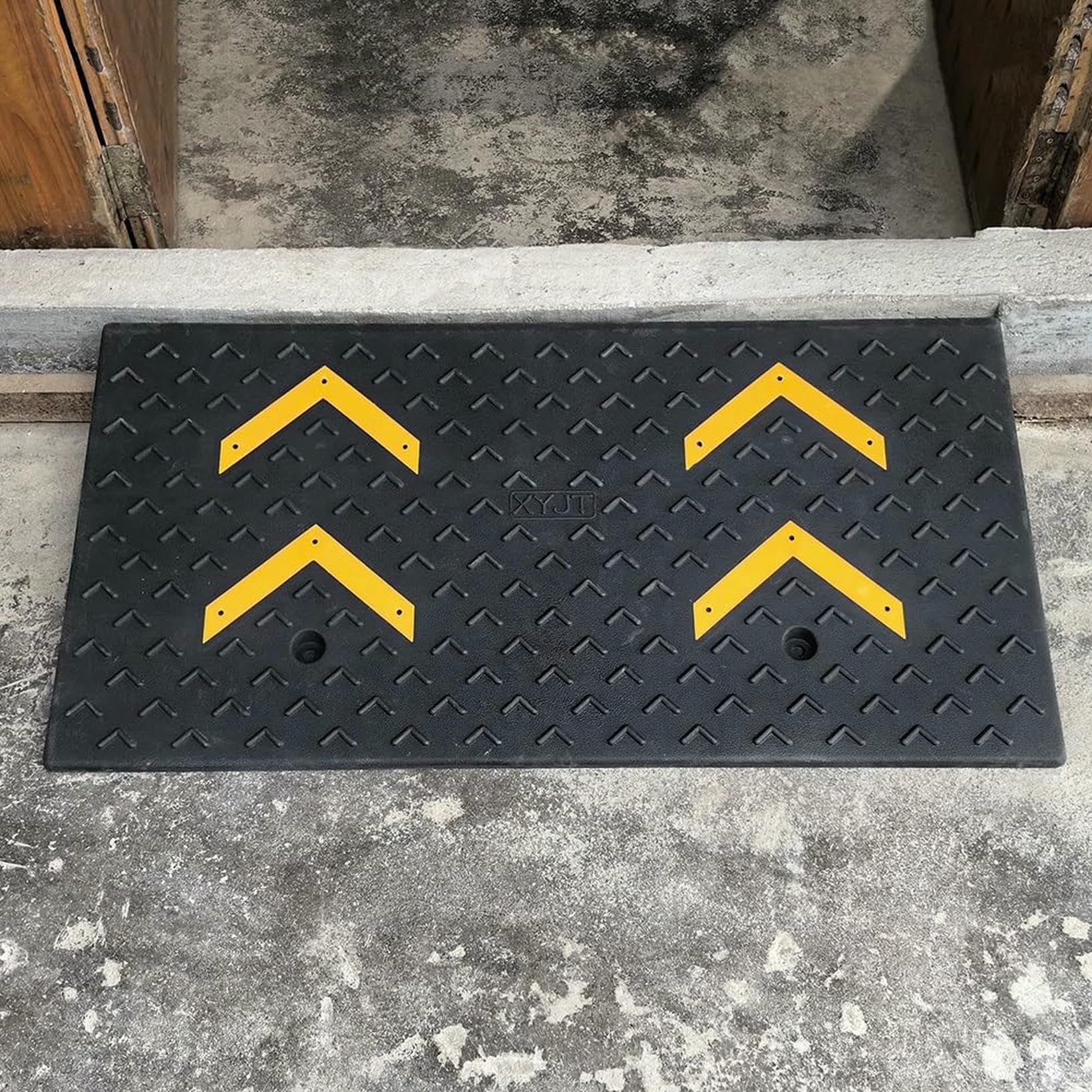 Rampa del Borde De Goma, 5.5 "Rampa del Umbral De Carga Pesada, Rampas De Pendiente del Coche para Silla De Ruedas, Camión, Motocicleta, Muelle De Carga