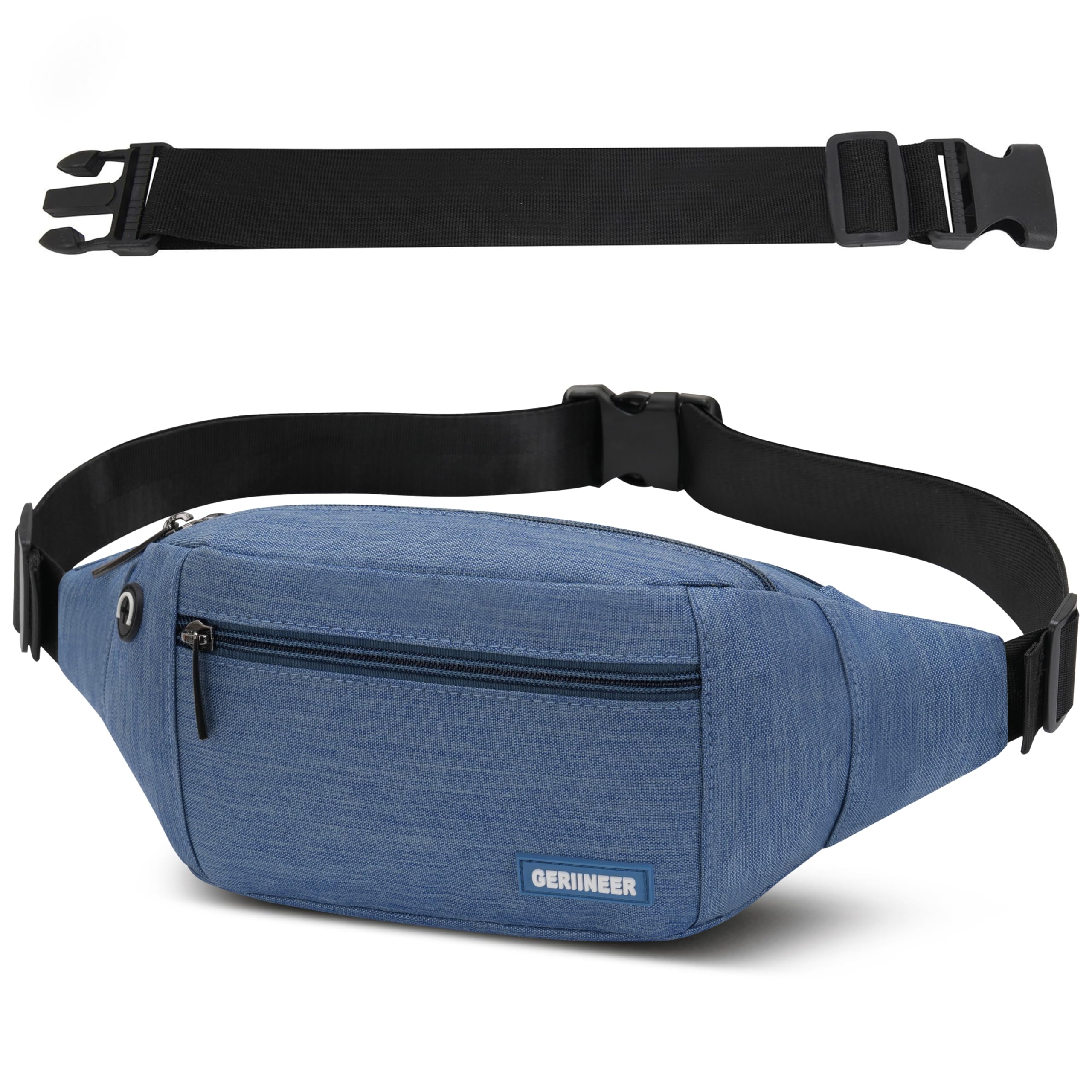 GERIINEER Bumbags Waist Fanny Pack for Women Ladies Men Waterproof for Traveling Cycling Hiking Outdoor Sport — image 1