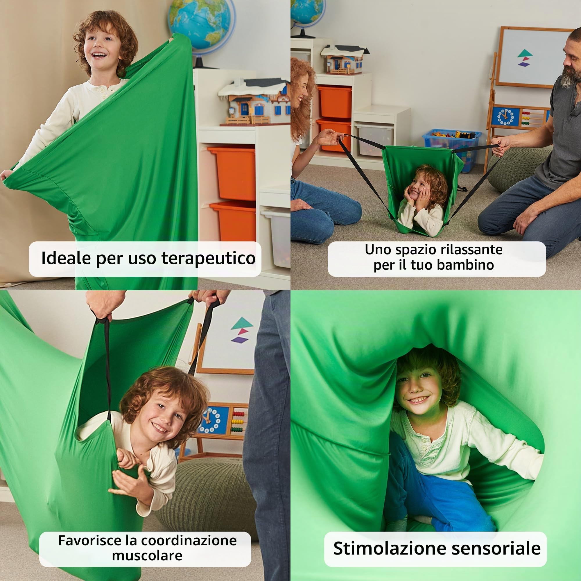 Tunnel sensoriale per bambini | Gioco di compressione sensoriale per il bambino | Tunnel in tessuto | Tubo in lycra | Tunnel concettuale per bambini di diverse età