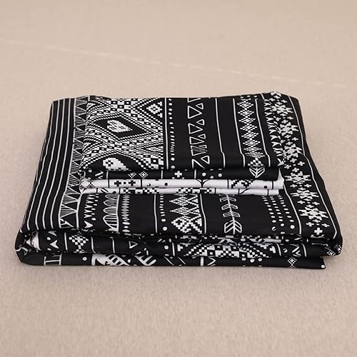 Miniatura 5 de Juego de funda de edredón tamaño Queen de 5 piezas, 1 funda de edredón + 4 fundas de almohada, cierre de cremallera doble