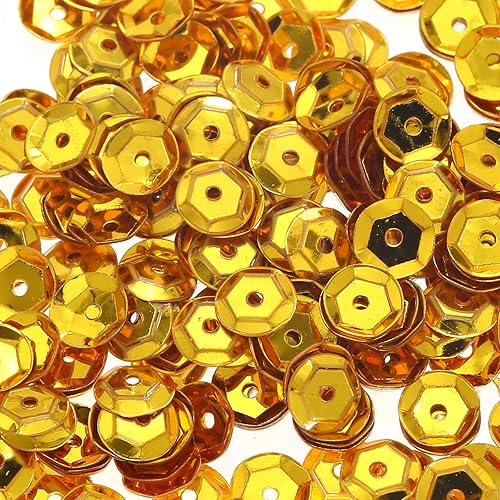 3600 lentejuelas sueltas de 0.236 pulgadas a granel, lentejuelas redondas bordadas para coser ropa, bolsas, vestido de boda, bricolaje, hogar,