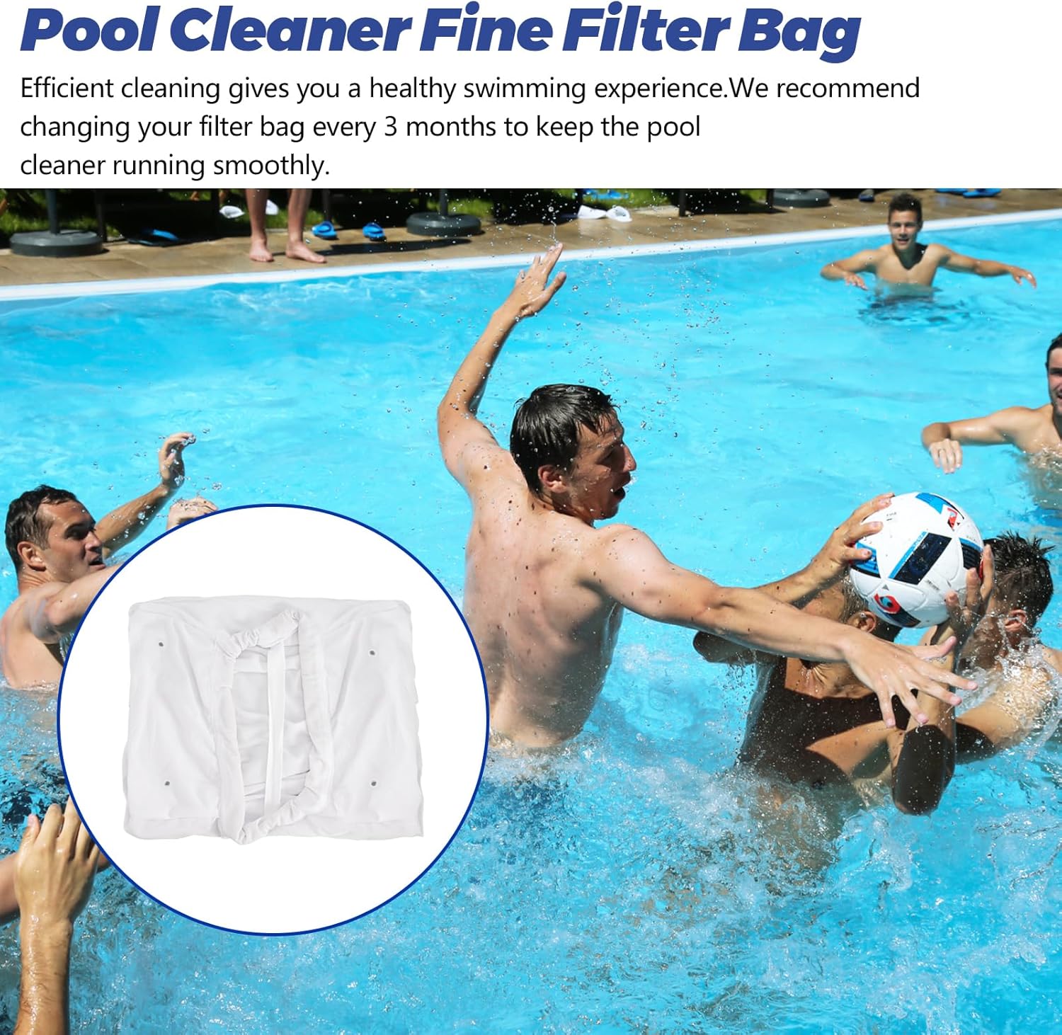 Alocs 99954305-R1 Filter Bag Replacement Compatible with Maytronics Dolphin Deluxe 4, Deluxe 5, DX6 Robotic Pool Cleaners Filter Fine Bag