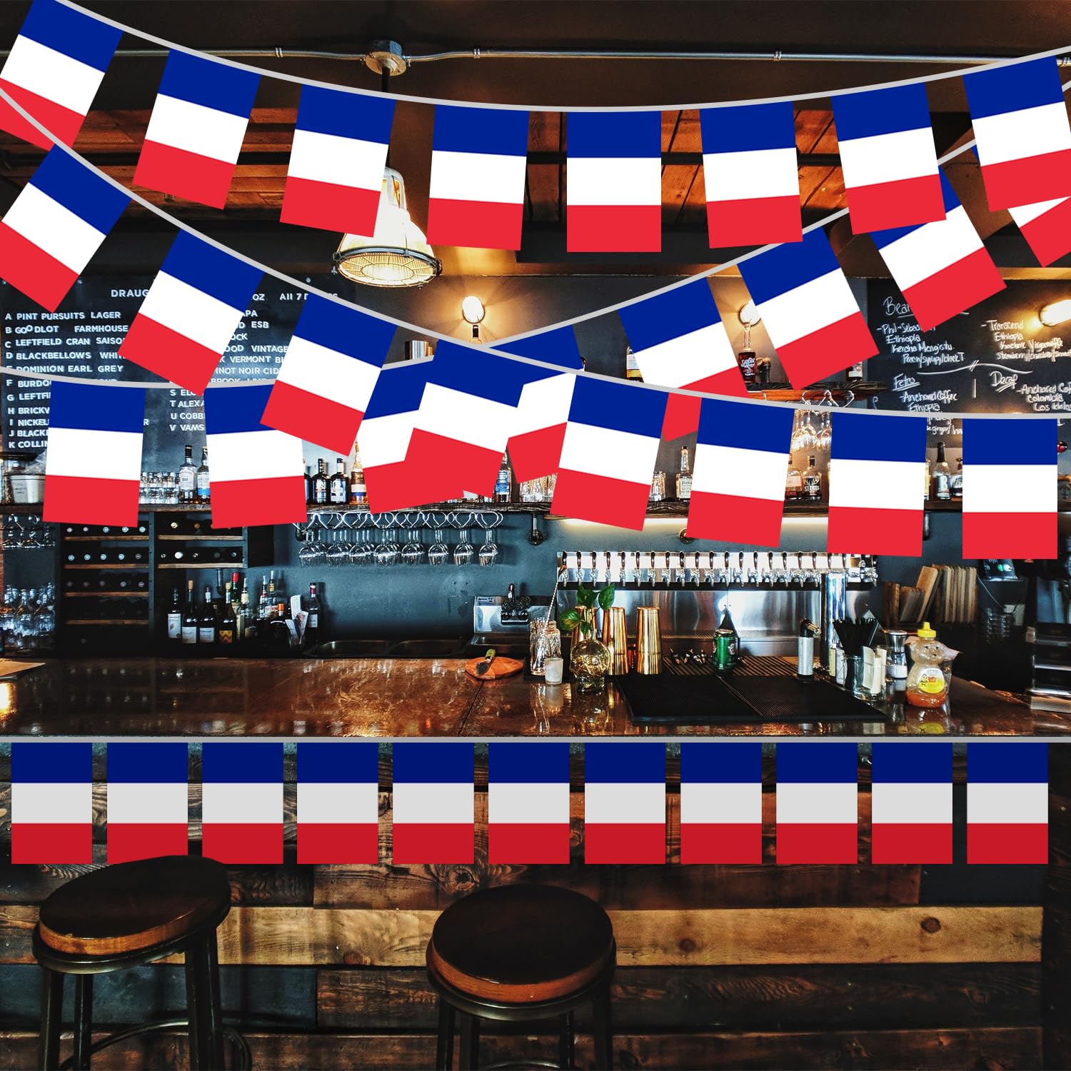 20PCS Petit Drapeau Olympique, Mini Drapeaux Jeux Olympiques Paris 2024 avec Poteau Blanc, Jeux Olympiques Decoration,14x21cm - Maison