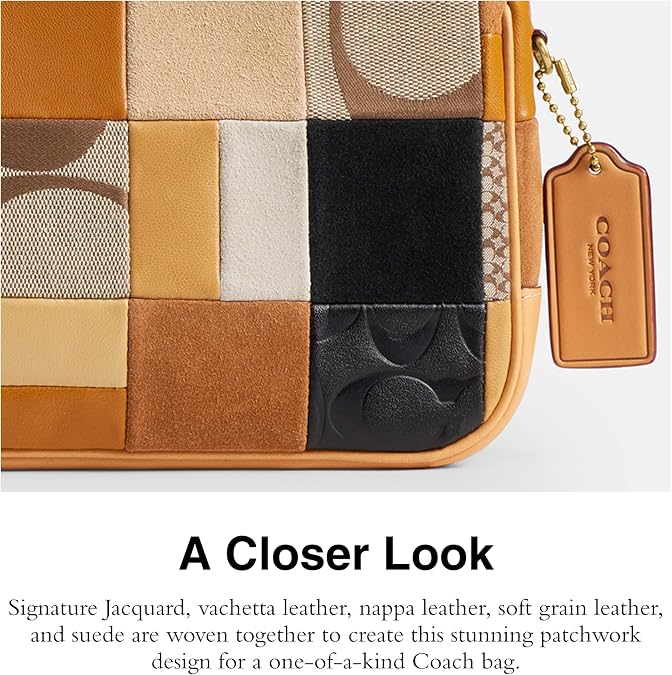 COACH Plaza Bag 25, B4/Brown Multi, One Size