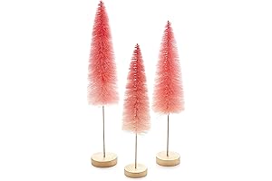 Enchanting Ombre Pink Brush Trees for a Whimsical Woodland Nursery