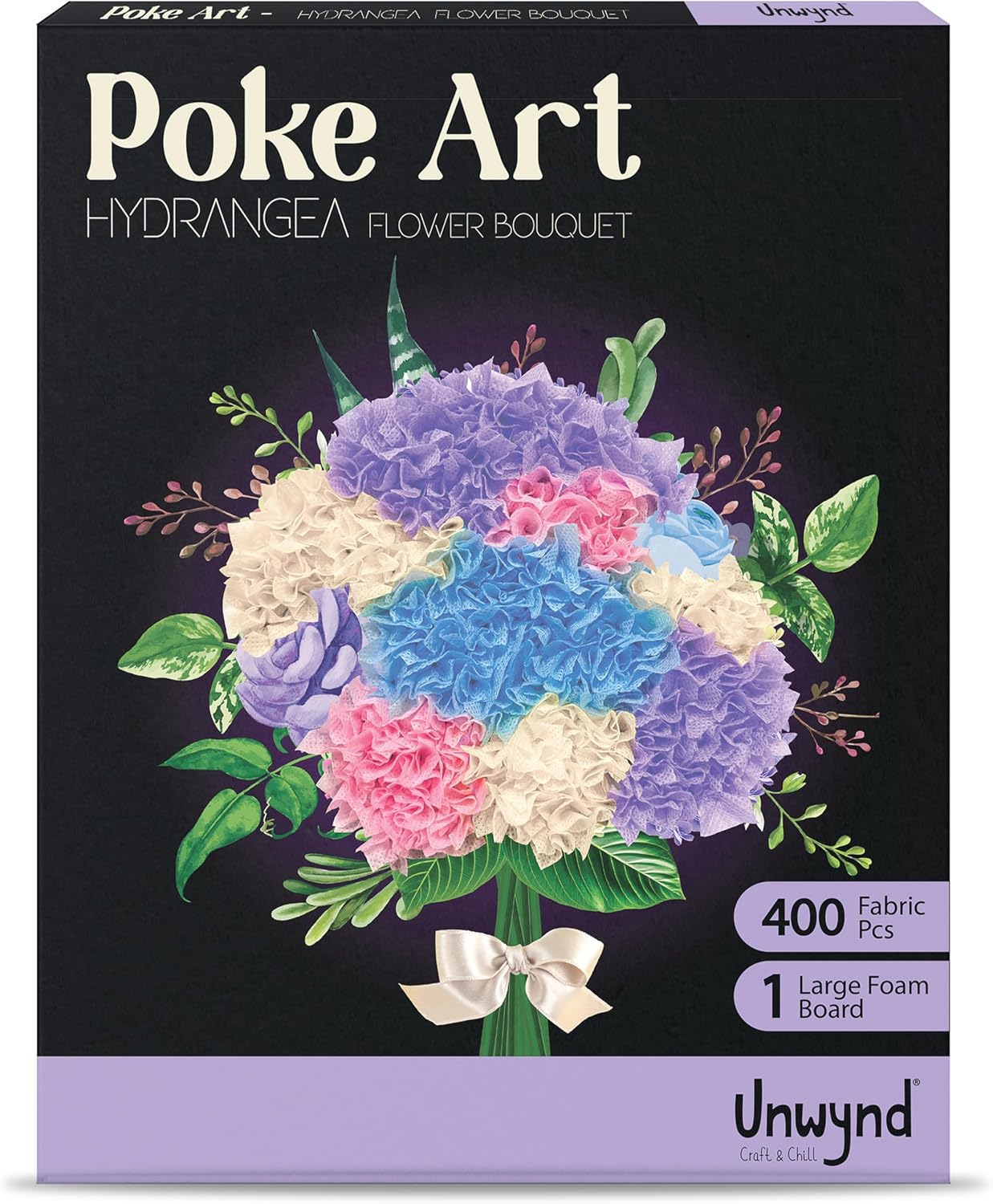 Mess-Free Flower Bouquet Poke Art Kit