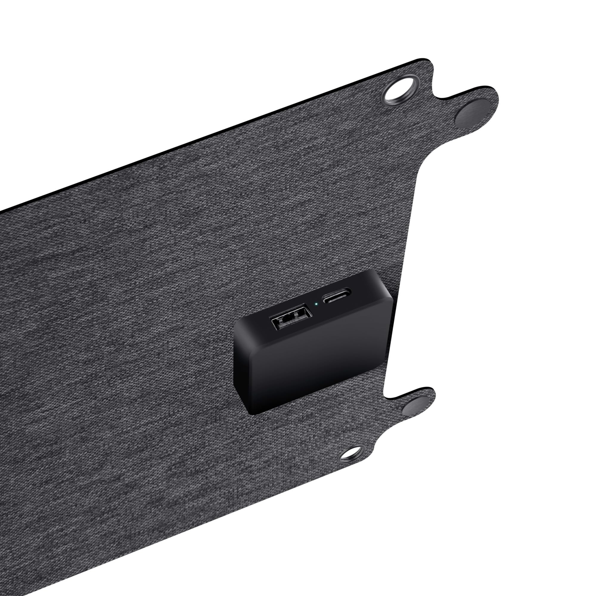 Trust Zuny 20W Panel Solar Portátil USB-C USB-A, Placa Solar Camping | Cargador Portátil 15W, Batería Cargador para Movil iPhone iPad Samsung Tablet Power Bank Camper Viajar