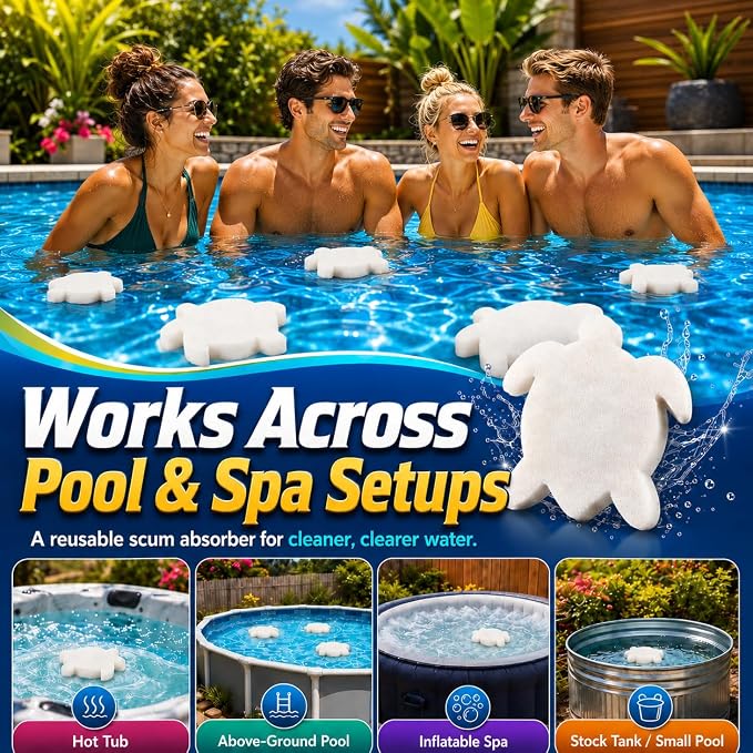 Esponja absorbente de aceite para piscina 20 unidades miniatura 6