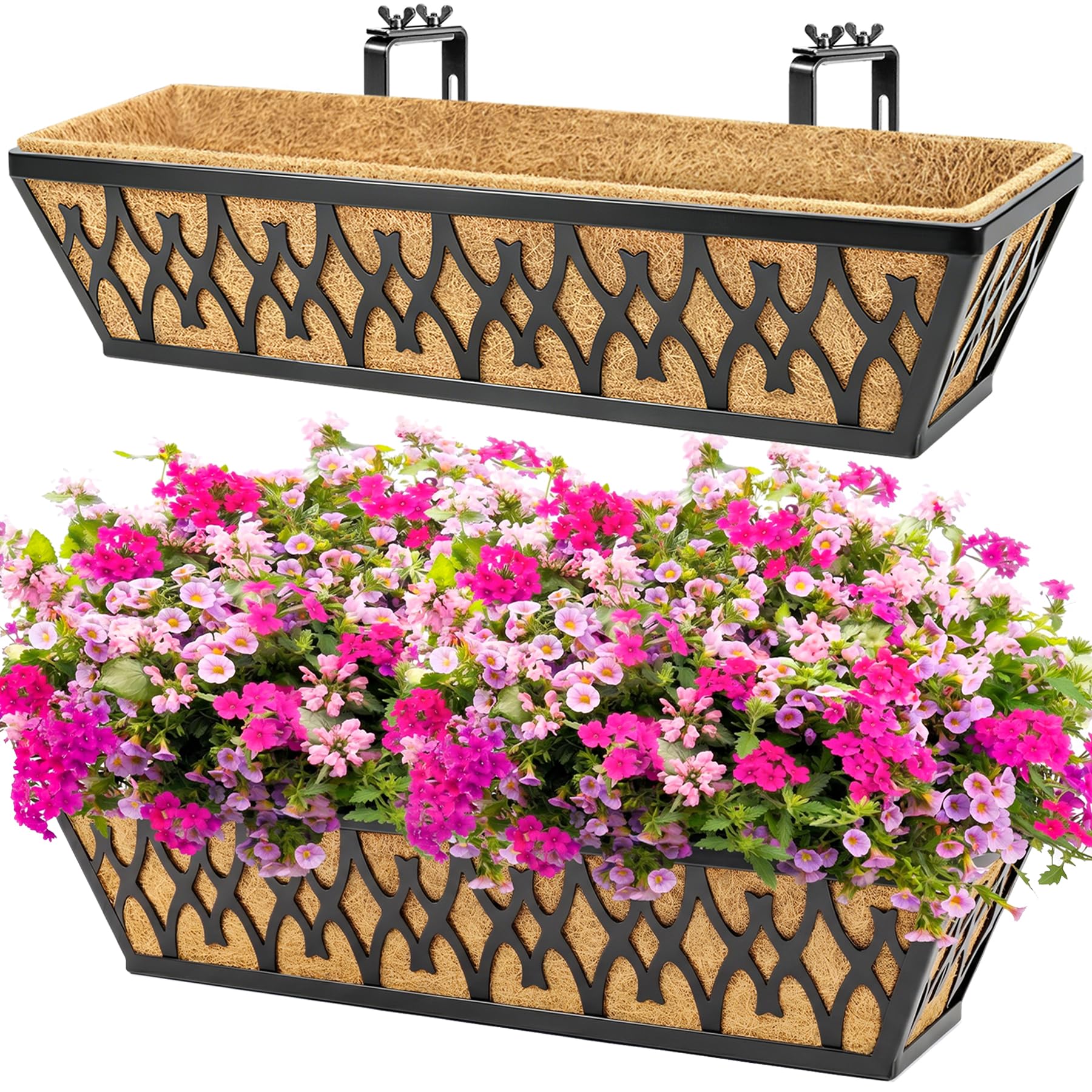 Karlliu 2 Pack 24 Inch Window Boxes