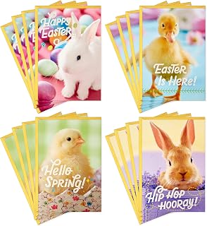 Hallmark Easter cards with bunny, chick, and duckling designs