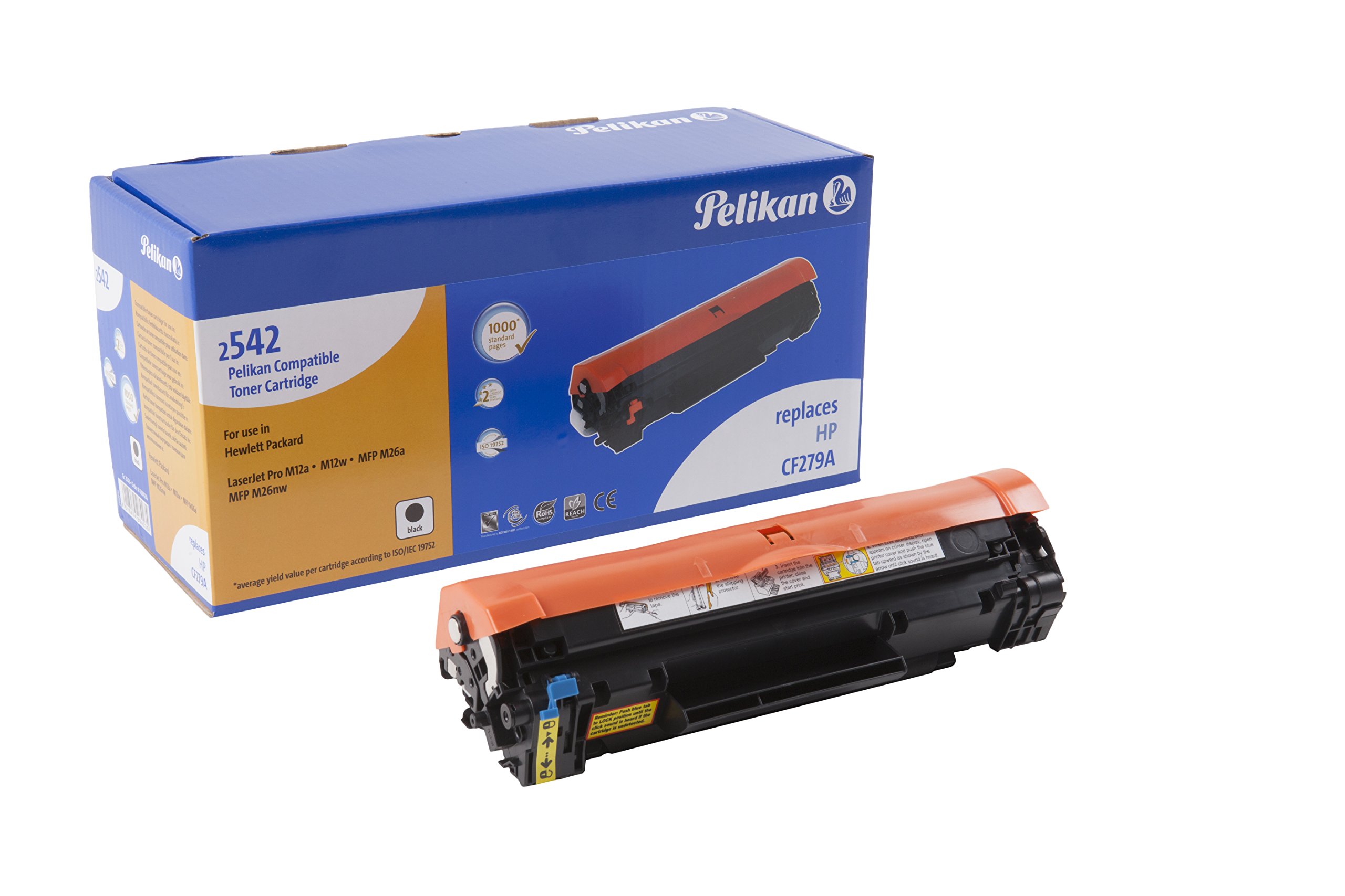 PelikanToner 4284235 Replaces HP CE279A (for Printer HP LASERJand PRO M12a,M12w, HP LASERJand PRO MFP M26a,MFP M26nw) Black