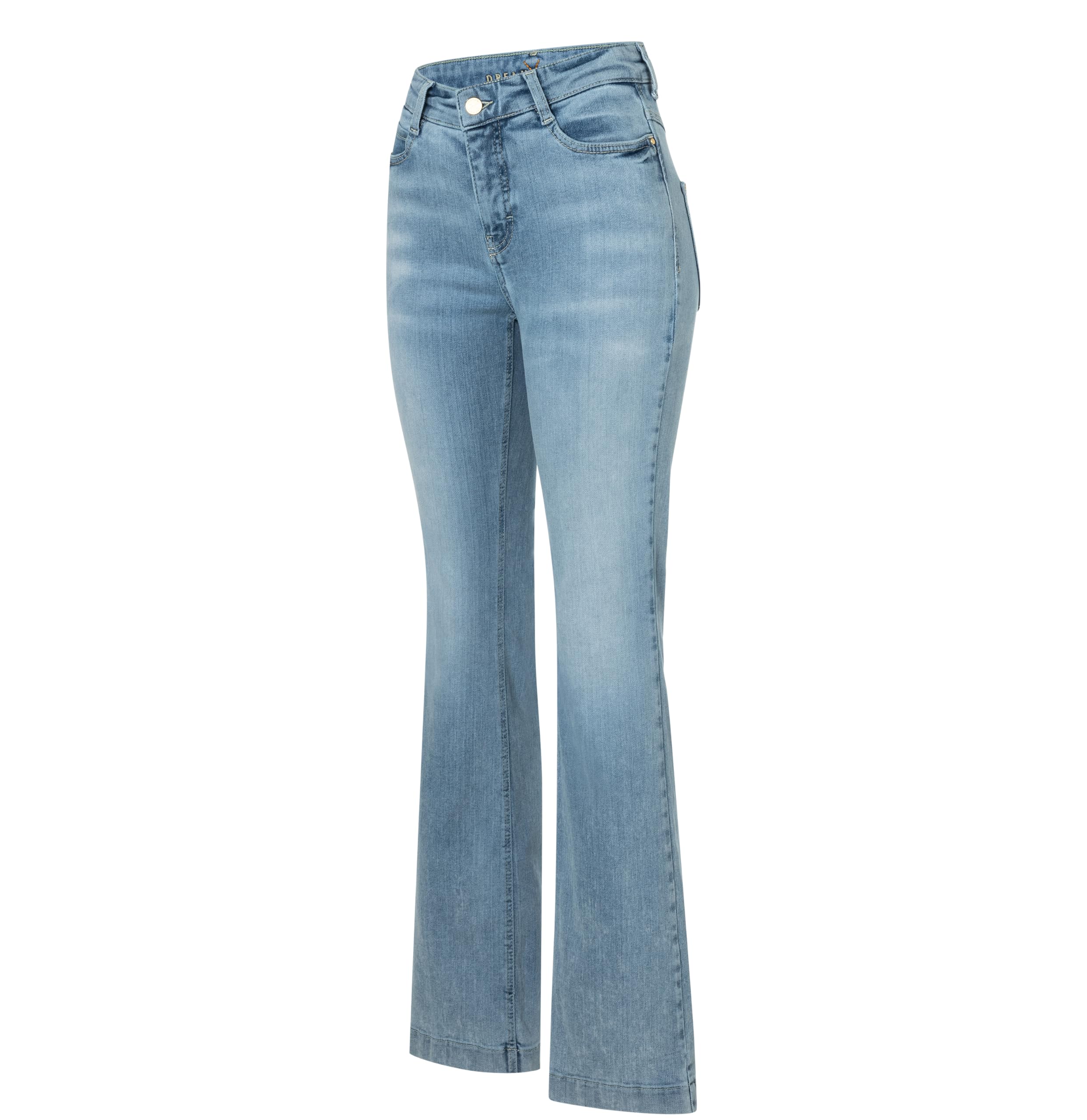 MAC Dream Boot Authentic Megaflex Damen Jeans Summer Blue Clouds wash Art.Nr. 0358L543390 D215*, Größe:W34/L34, Farbe:D215 Summer Blue Clouds wash