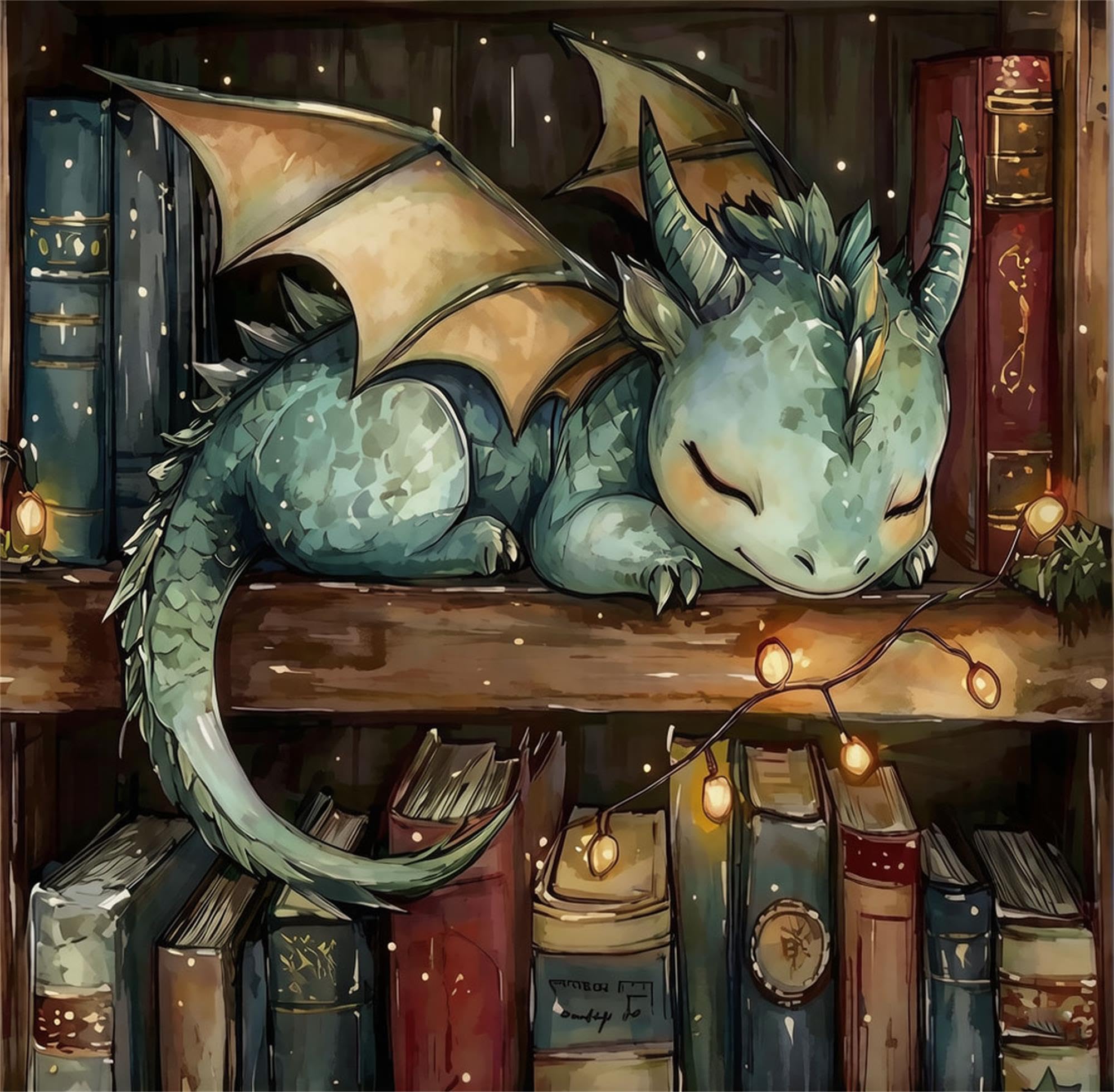 Dsfefv Dragon Paint By Number For Adult,Diy Painting Kits For Adults,Color By Numbers,Paint By Number Canvas Crafts Watercolor For Beginners Hoom Decor (Dragon)