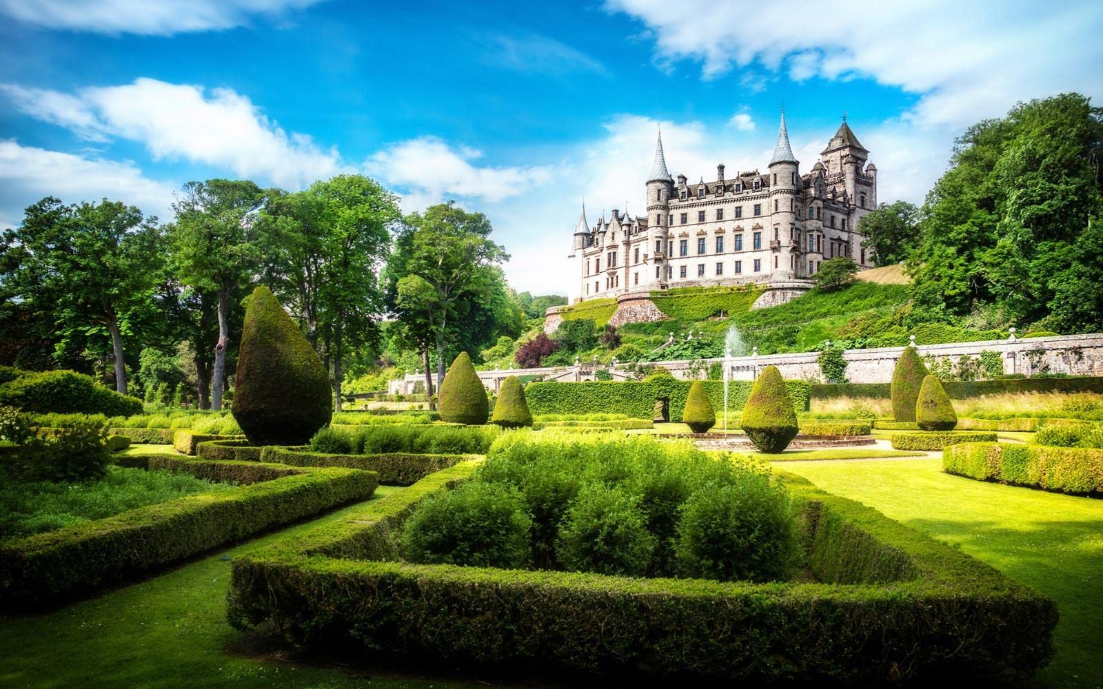 Haeran River England Scotland Dunrobin Castle Park Painting By Numbers Diy Unique Canvas Oil Painting Kit Digital Painting