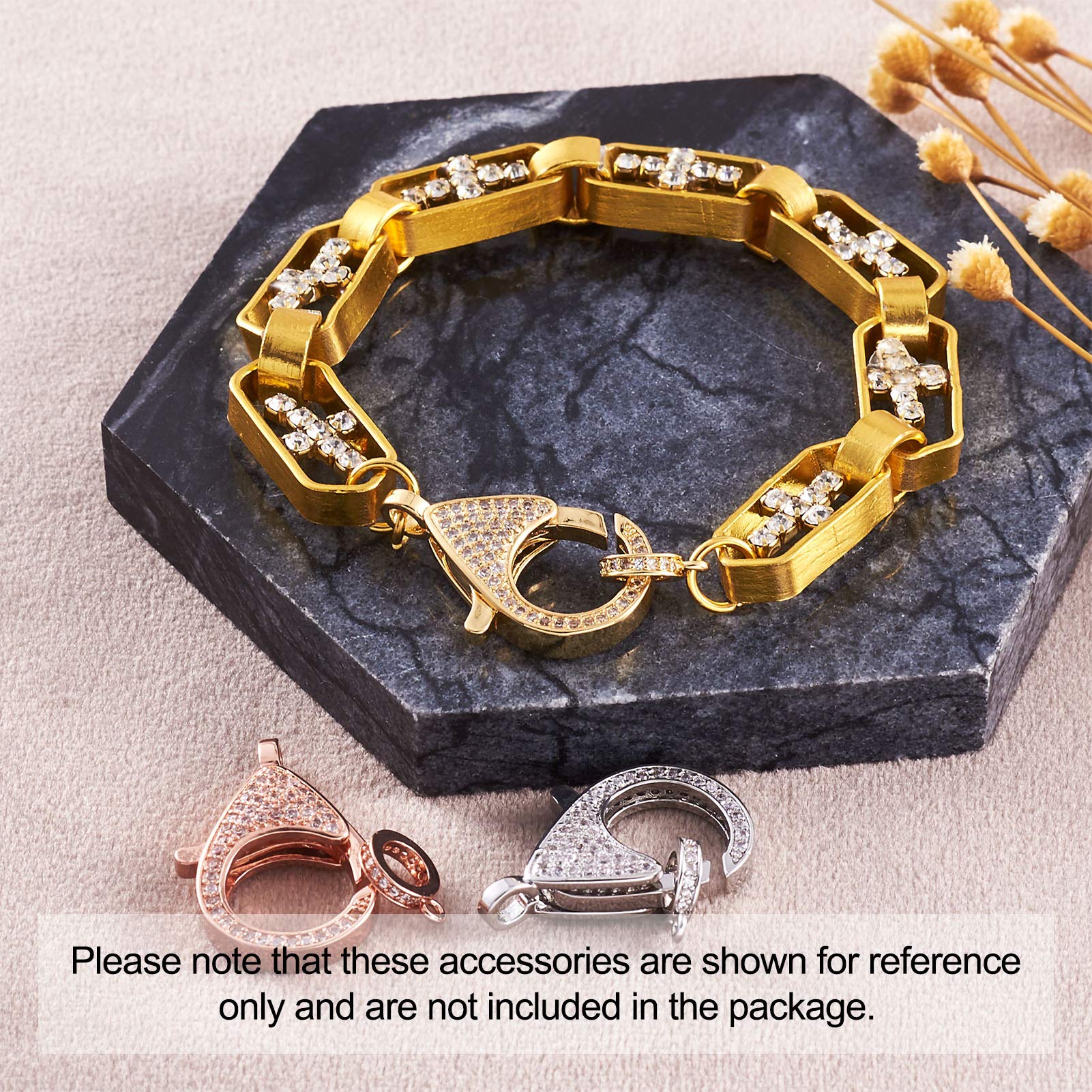 PH PandaHall Lot De 2 Fermoirs En Argent Sterling 925 Pour