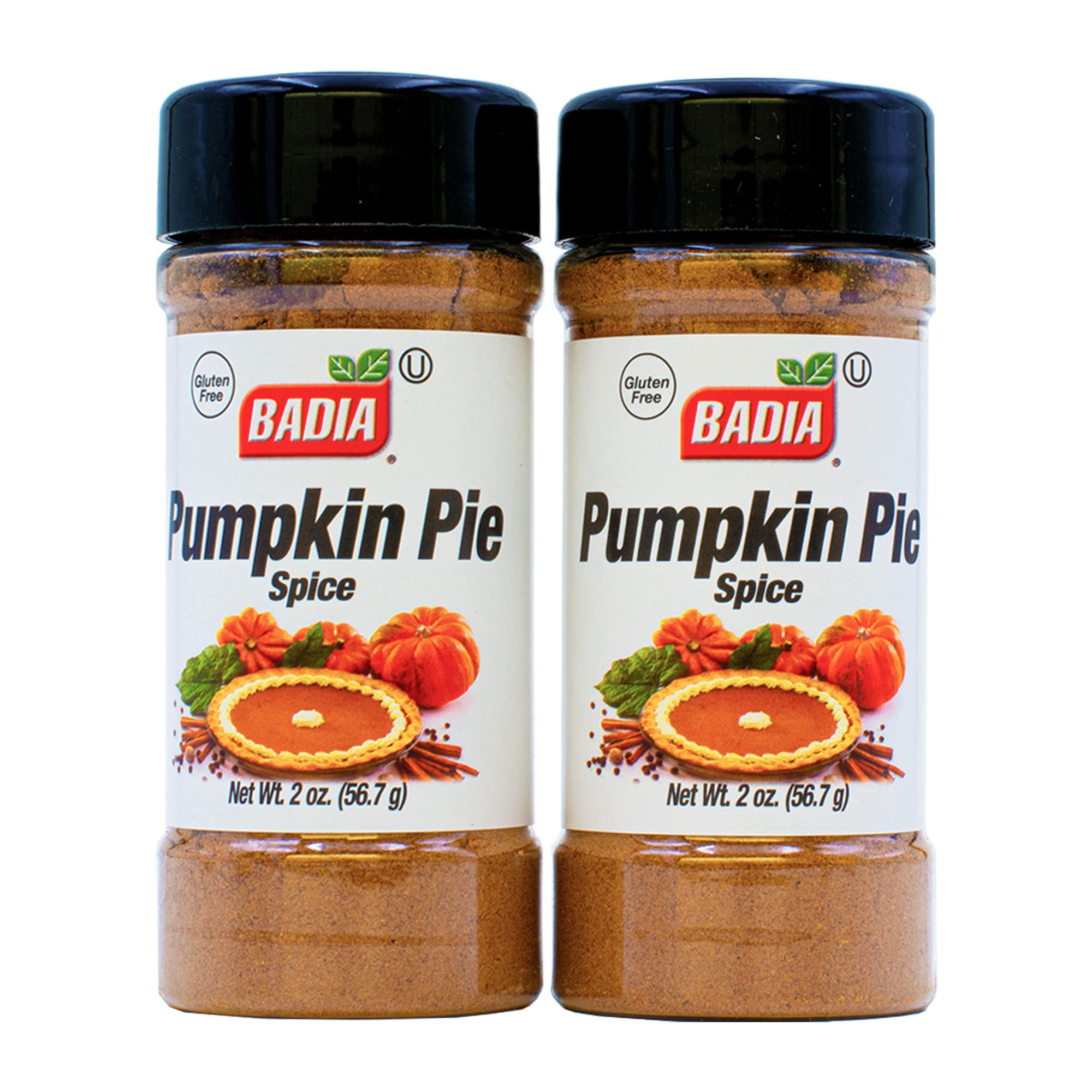 2 x Badia Pumpkin Pie Spice 2oz + Uplabel Creations Pumpkin Pie Recipe Card